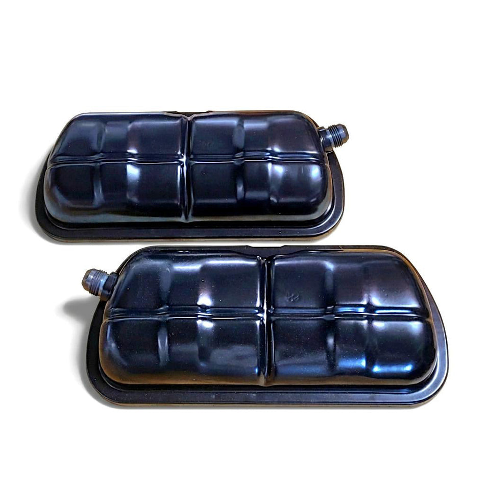 German VW Valve Covers with AN Breather Bungs