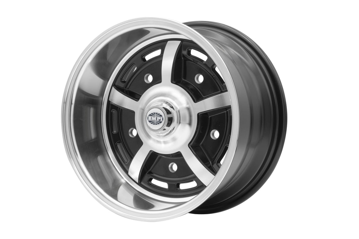 EMPI Sprintstar 5-spoke wheel 15x8 gloss black for 1949-1967 VW Beetle, 5x205, EMPI 00-2321-0
