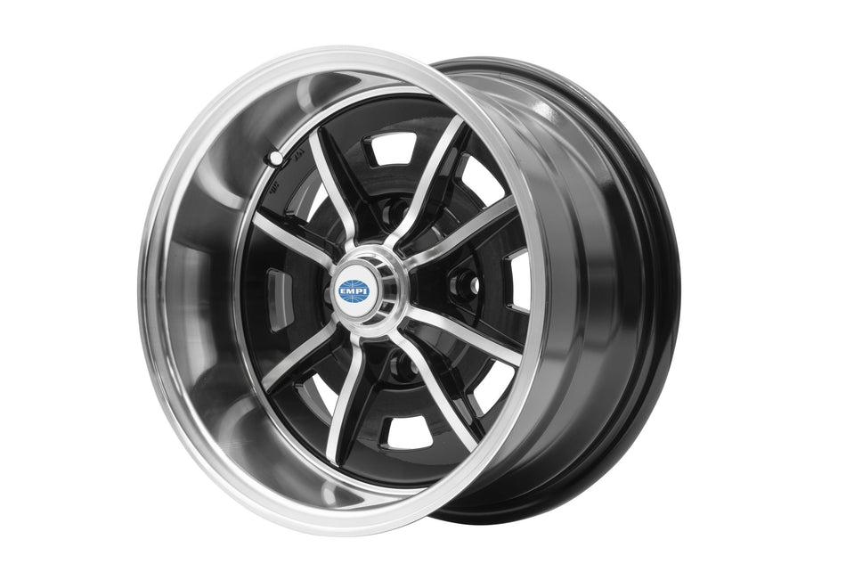 EMPI Sprintstar 15x8 Gloss Black with Polished Spokes and Lip 4x130 - Part 00-2322-0