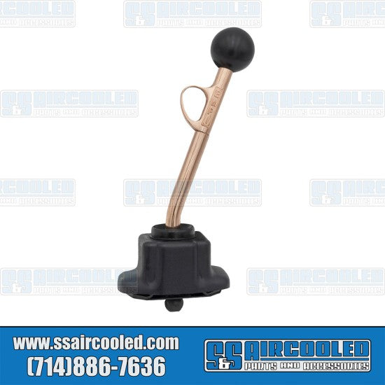 EMPI Trigger Shifter — Copper-Plated, Black Knob, Short 12 inch (00-4472-0)