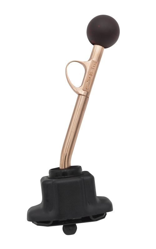 EMPI Copper Plated Trigger Shifter - Rosewood Knob - Short 12" - Part #00-4472-2