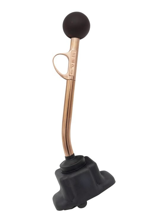 EMPI Copper Plated Trigger Shifter - Rosewood Knob - Long 13 1/2" - Part #00-4474-2