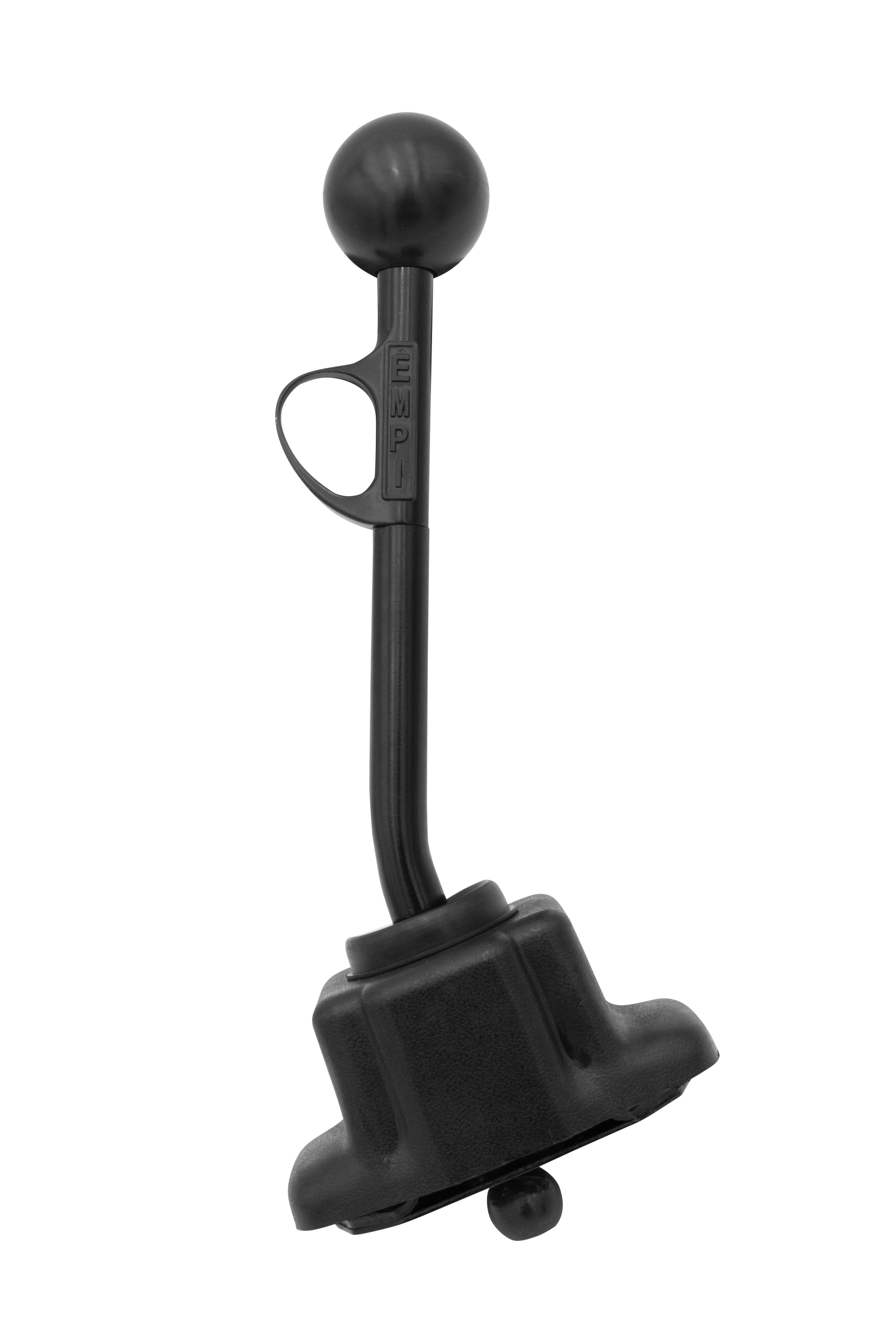 EMPI 00-4507-0 black powder-coated 12-inch trigger shifter with reverse lock-out for VW Type 1 Beetle and Karmann Ghia