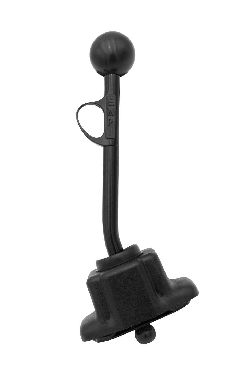 EMPI 00-4507-0 black powder-coated 12-inch trigger shifter with reverse lock-out for VW Type 1 Beetle and Karmann Ghia