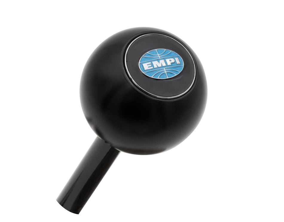 EMPI Universal Premium Shifter Knob Black Billet Aluminum 00-4681-0 - Angled View