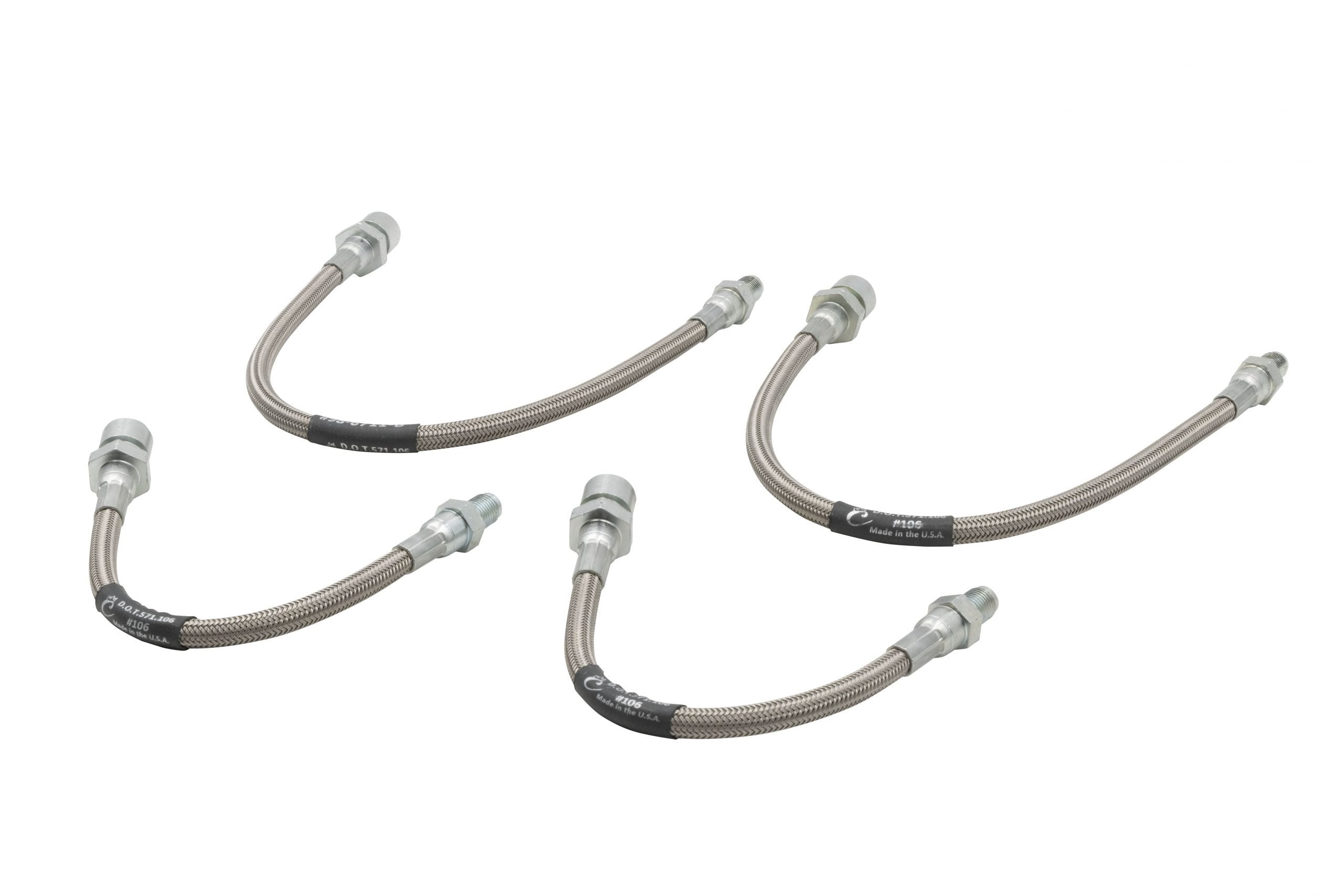 EMPI Braided Stainless Brake Line Kit T1 69-On 00-5587-0