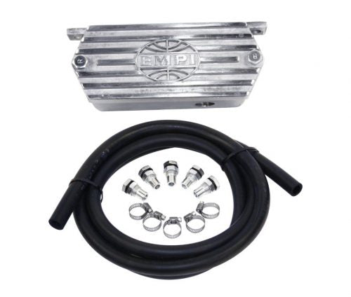 EMPI Aluminum Engine Oil Breather Kit - 00-8544-0