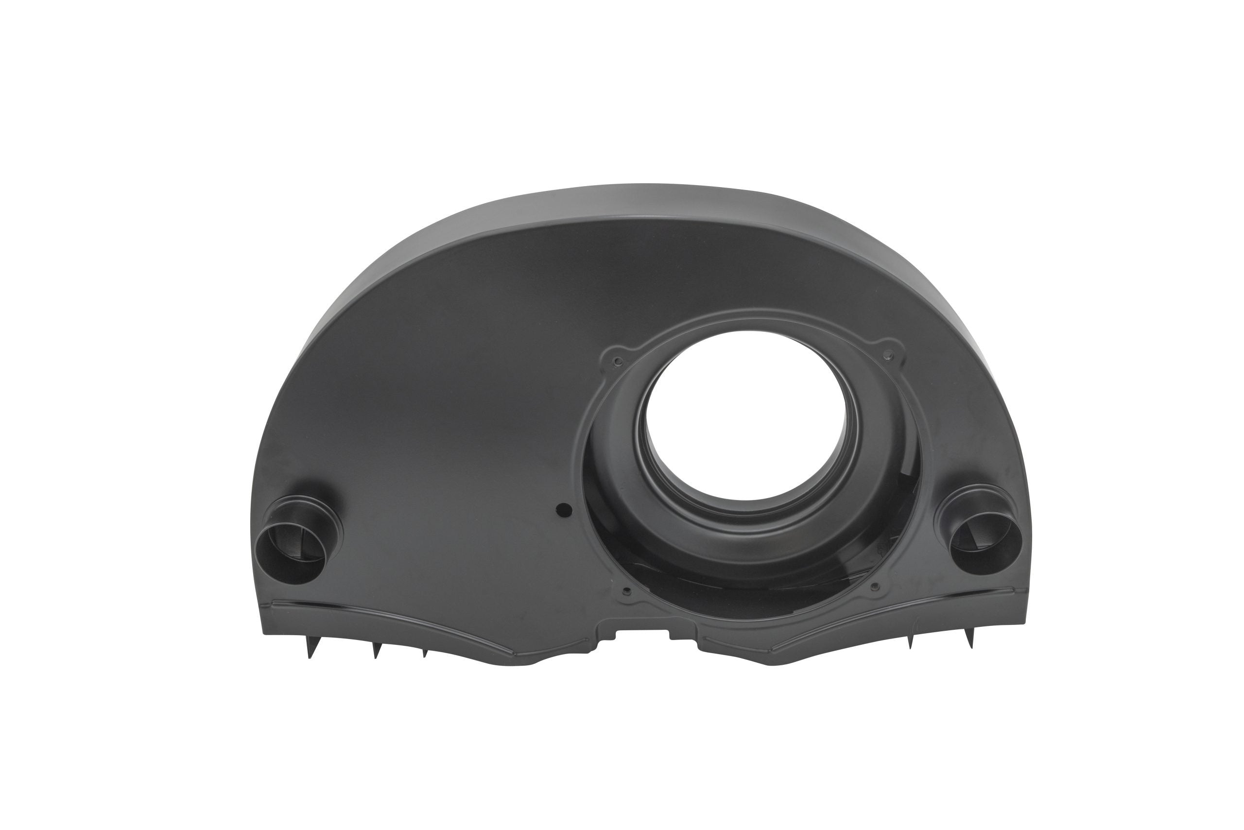 EMPI Super Shroud, Early 36HP VW Beetle & Ghia, Doghouse With Heater, Semi-Gloss Black - Part 00-8678-0, alternate view