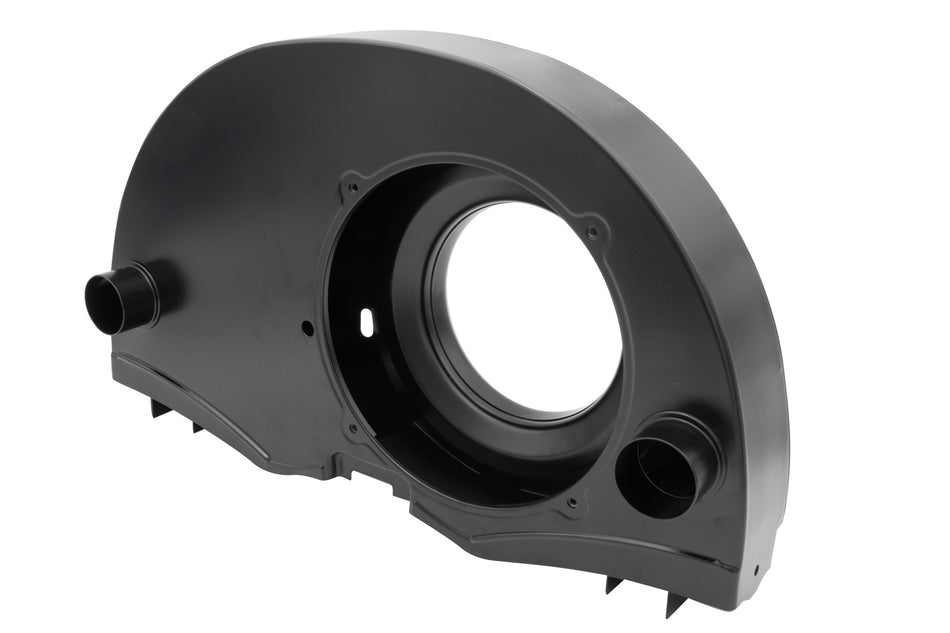 EMPI 00-8684-0 Super Shroud, upright with heater outlets, semi-gloss black, for pre-1971 VW Type 1