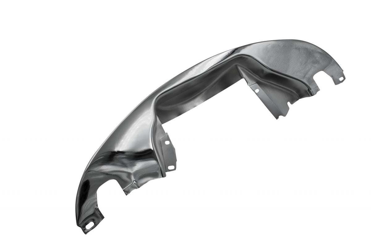 EMPI Chrome Rear Tin with Heat Riser 00-8943-0