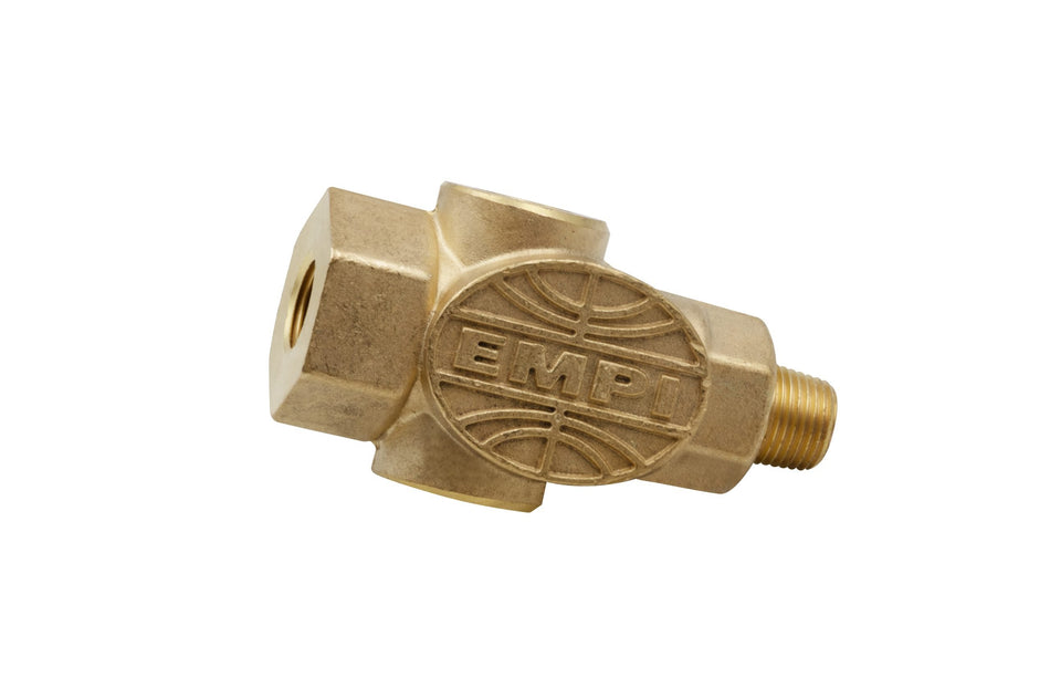 EMPI Oil Pressure T Fitting 1/8-27 NPT - Part 00-9219-0