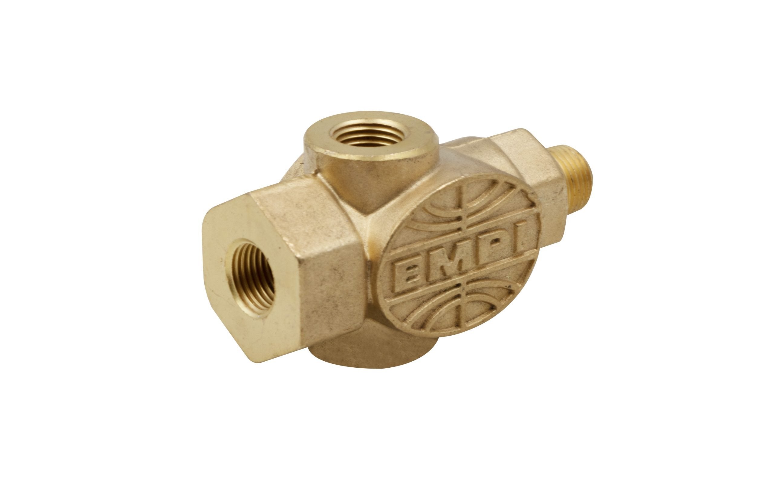 EMPI Oil Pressure T Fitting - logo detail