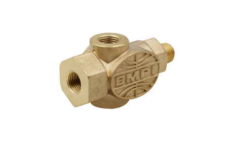 EMPI Oil Pressure T Fitting - logo detail