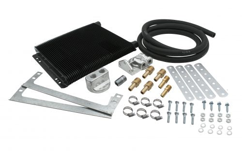 EMPI 96-Plate Mesa Style Oil Cooler Kit with Filter Bypass Adapter - 00-9262-0