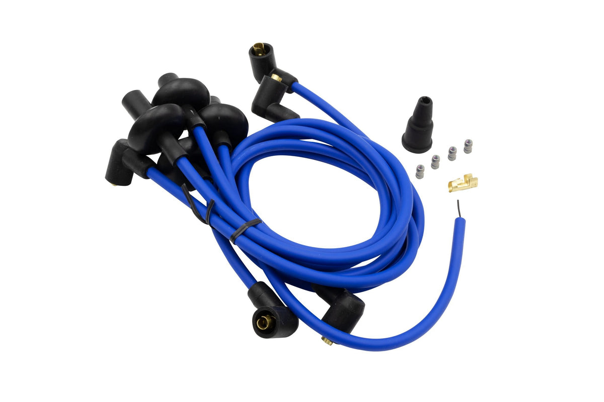 EMPI 90 Degree Suppressed Ignition Wires Blue 00-9390-0