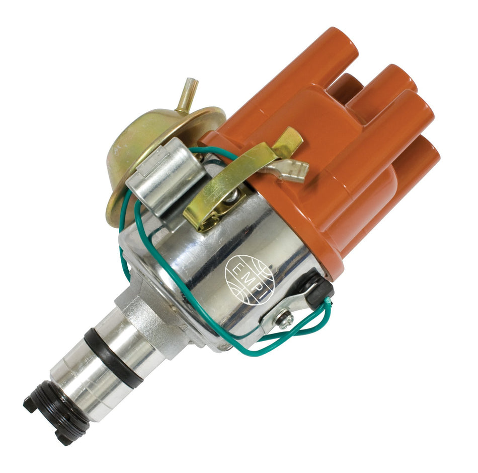 EMPI Chrome Vacuum Advance SVDA Distributor 00-9440-B