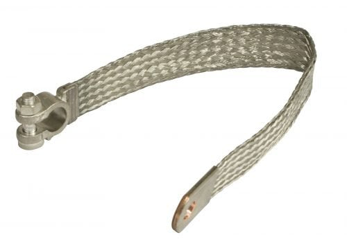14" Braided Battery Ground Strap - Universal Fit - Part #00-9469-0