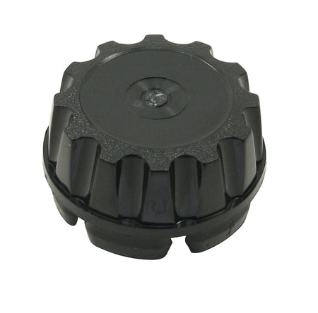 EMPI 8-spoke black center cap, fits AE and RK for 1968-1979 VW Beetle 4-lug, EMPI 00-9567-0