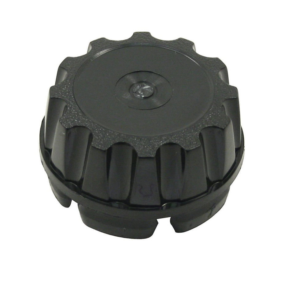 EMPI 8-spoke black center cap, fits AE and RK for 1968-1979 VW Beetle 4-lug, EMPI 00-9567-0