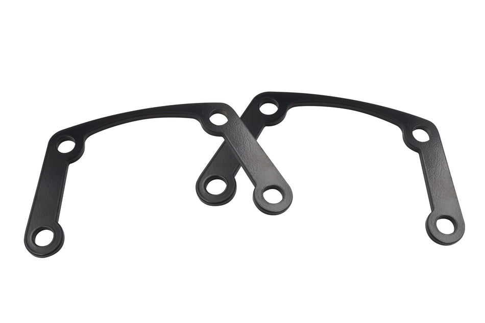 EMPI 5mm spring plate cover spacer for VW adjustable spring plates, laser-cut 1018 steel with black coating, 00-9586-0