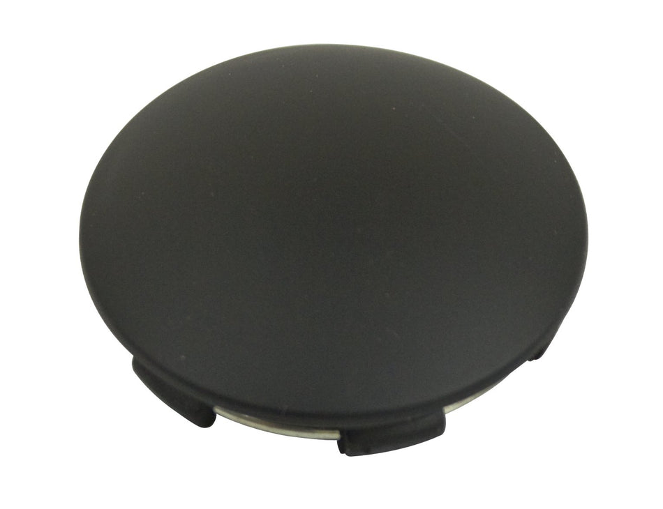 EMPI 15 inch Raider black plain center cap for air-cooled VW Raider wheels, EMPI 00-9642-0