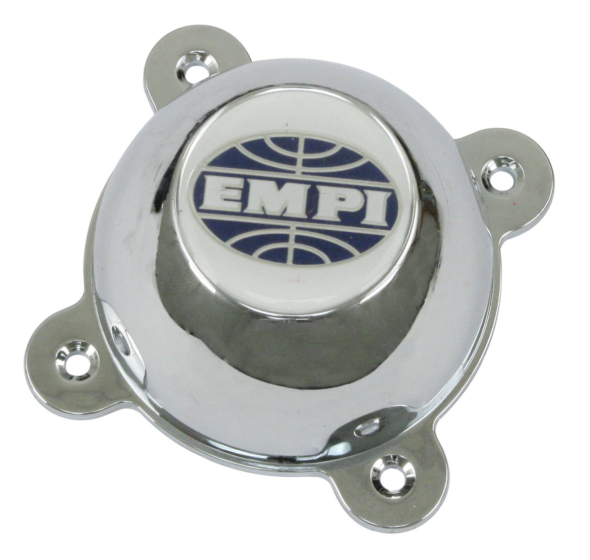 EMPI GT-8 chrome center cap for 1968-1979 VW Beetle 4-lug EMPI GT-8 wheels, EMPI 00-9708-0