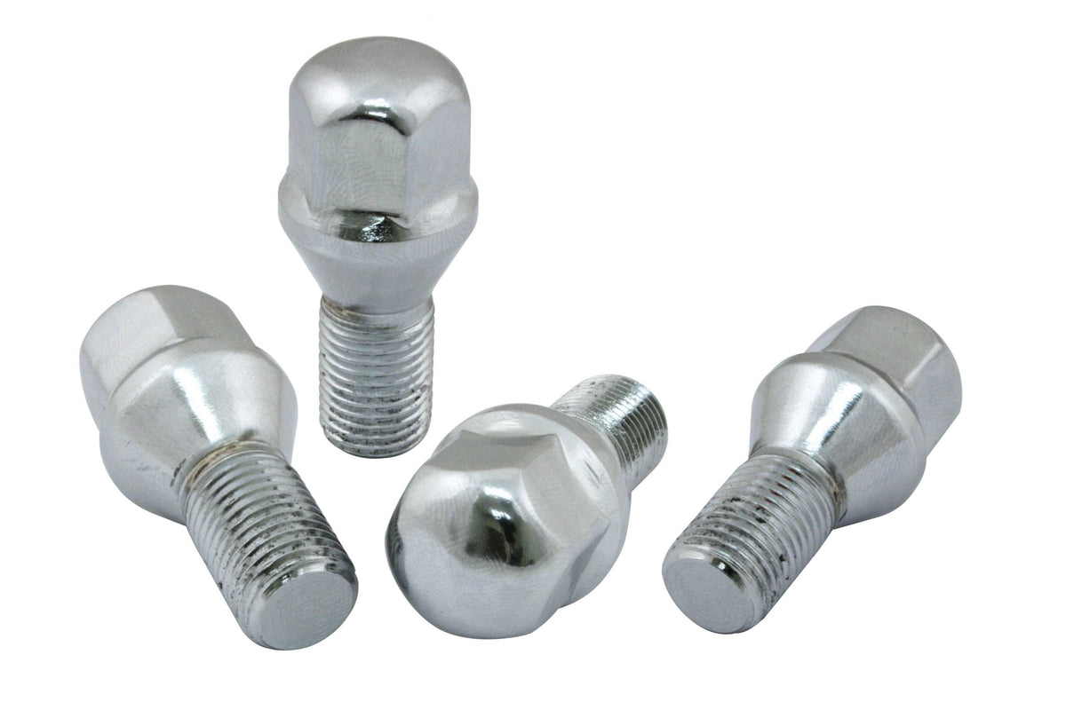EMPI 60 degree chrome lug bolt kit for 1968-1979 VW Beetle, 4x130, M14x1.5, EMPI 00-9712-0