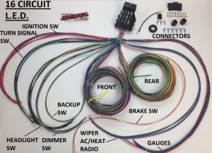 Rebel Wire 16 Circuit LED wiring harness kit