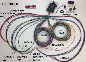 Rebel Wire 16 Circuit universal wiring harness kit