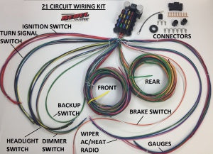 Rebel Wire 21 Circuit universal wiring harness kit