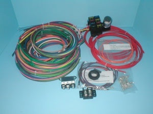 Rebel Wire 6 Volt 8 Circuit right hand drive wiring harness kit