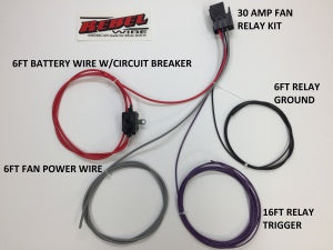 Rebel Wire electric fan relay kit