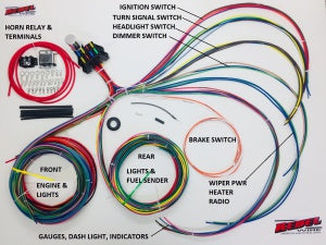 Rebel Wire 6 Volt 8 Circuit wiring harness kit