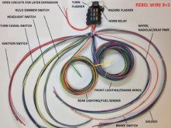 Rebel Wire 9+3 Circuit Muscle Car wiring harness kit