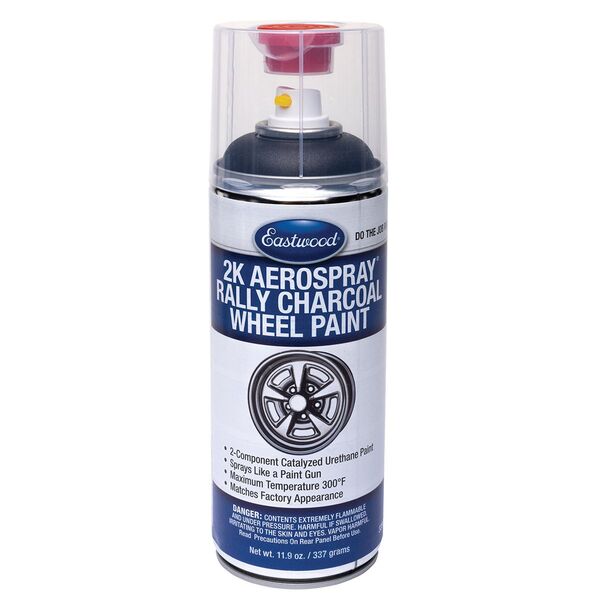 Eastwood 33909Z 2K AeroSpray Wheel Paint Charcoal Gray