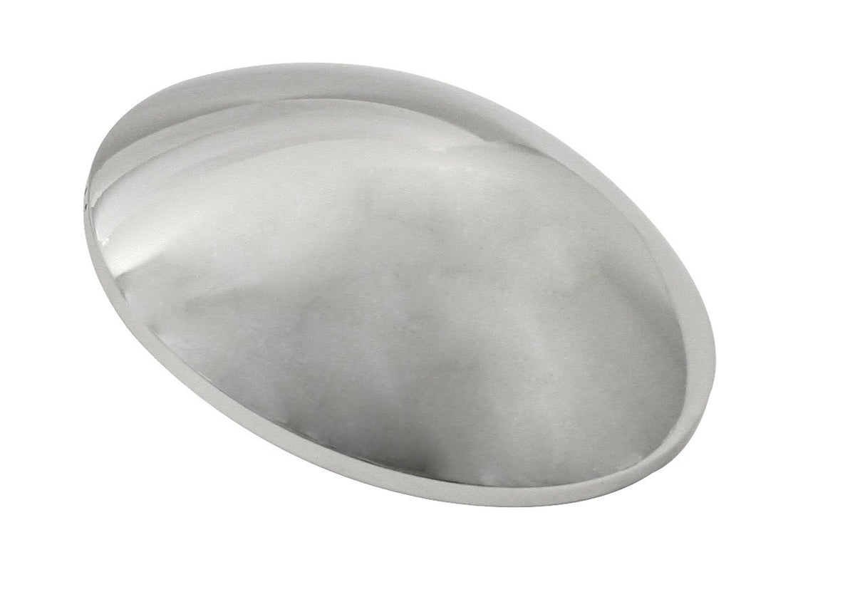 EMPI chrome Smoothie hubcap for VW Beetle 5-lug steel wheels through 1965, EMPI 10-1061-0