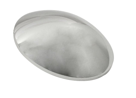 EMPI chrome Smoothie hubcap for VW Beetle 5-lug steel wheels through 1965, EMPI 10-1061-0