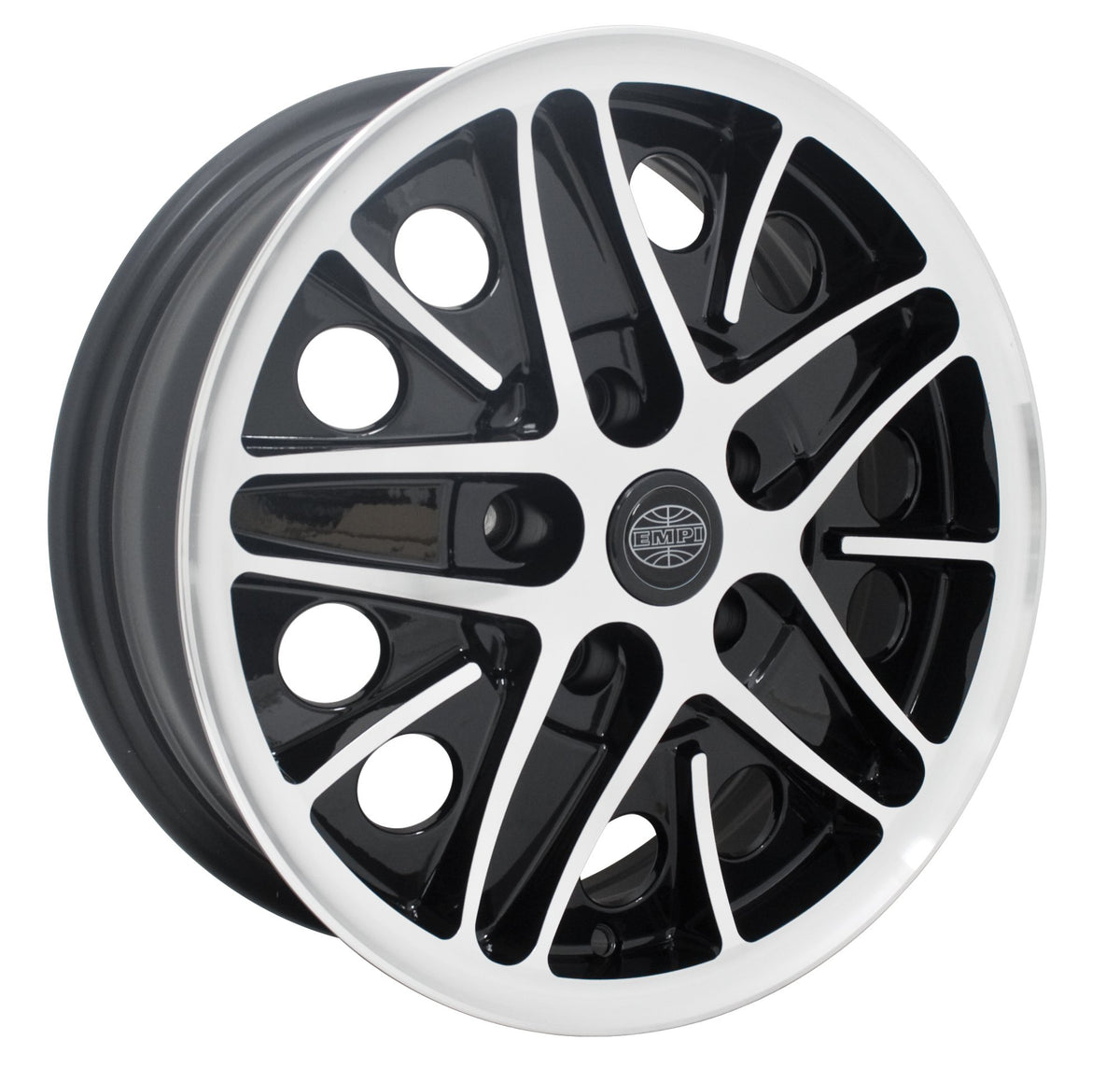 EMPI Gloss Black Polished Lip Dish Wheel