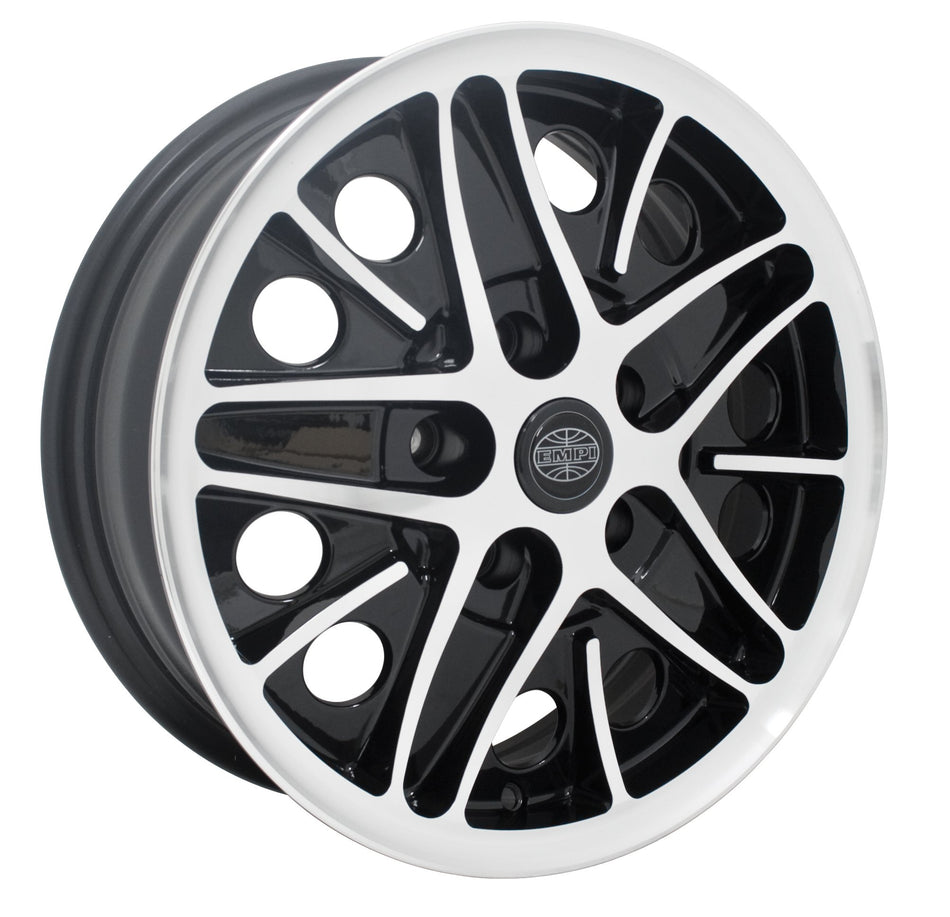 EMPI Gloss Black Polished Lip Dish Wheel