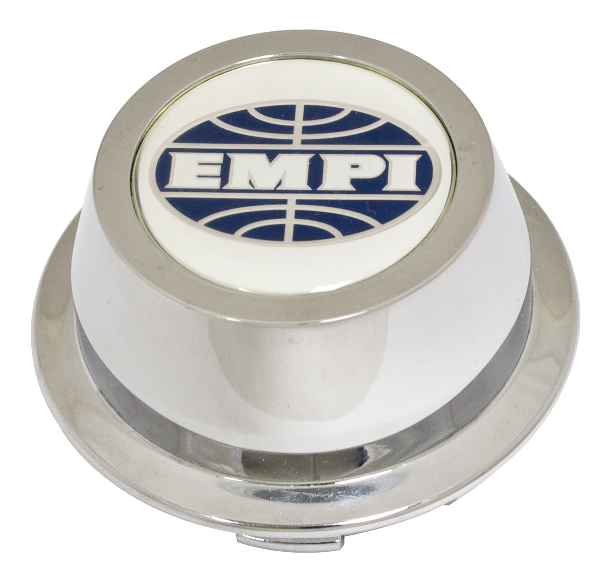 EMPI Sprintstar, Riviera and 914 tall chrome center cap for VW Beetle, Ghia and Type 3 EMPI wheels, EMPI 10-1106-0
