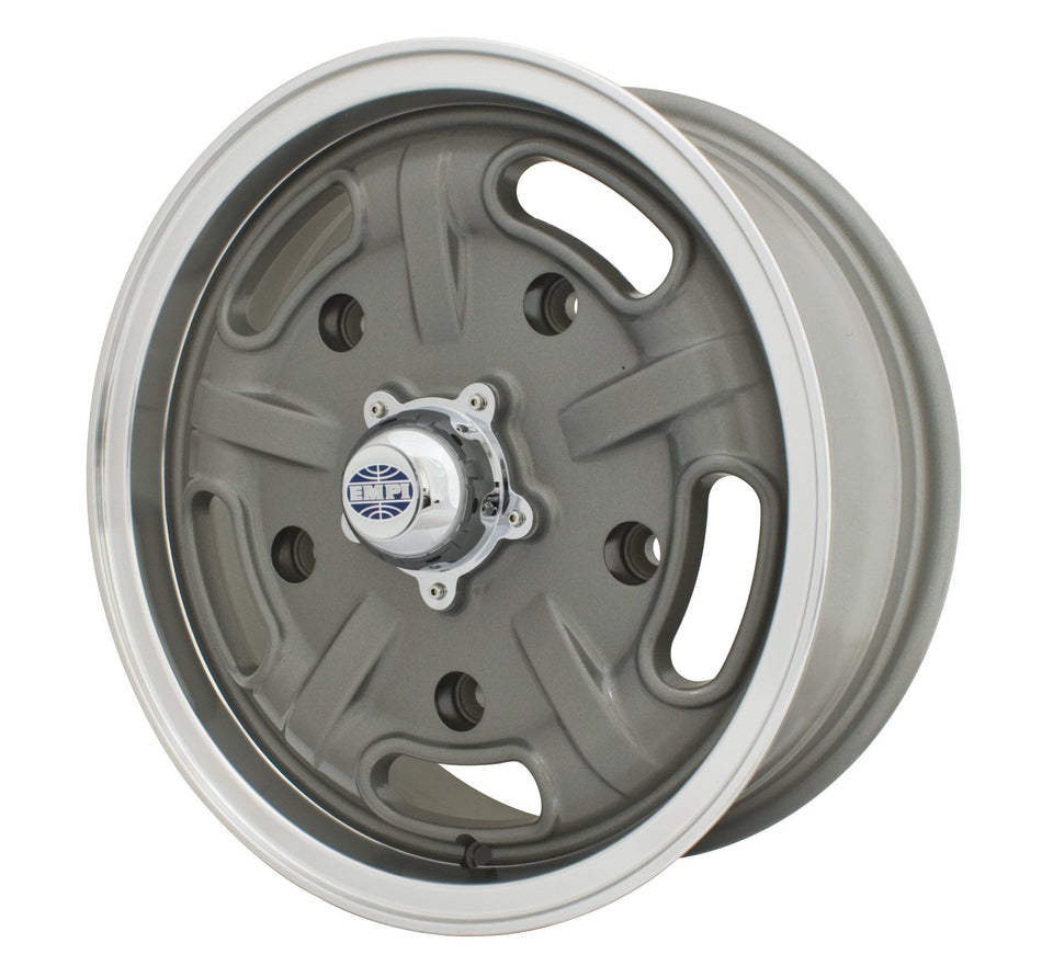 EMPI Gunmetal Grey Dish Wheel