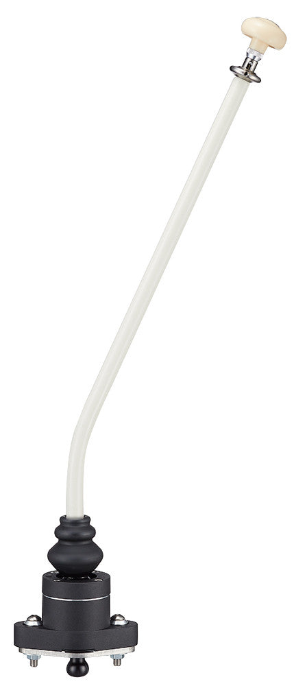 Vintage Speed Ivory 23 inch Split Bus Classic Quick Shifter 155-795-50SPT-IV with ivory VW four-speed pattern knob