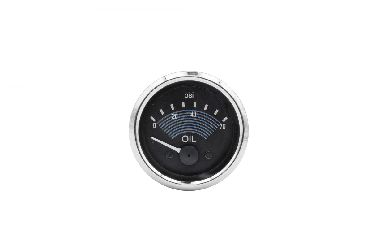 Smiths 52mm Oil Pressure Gauge 14-1116-0 0-70 psi Chrome bezel VW Type 1