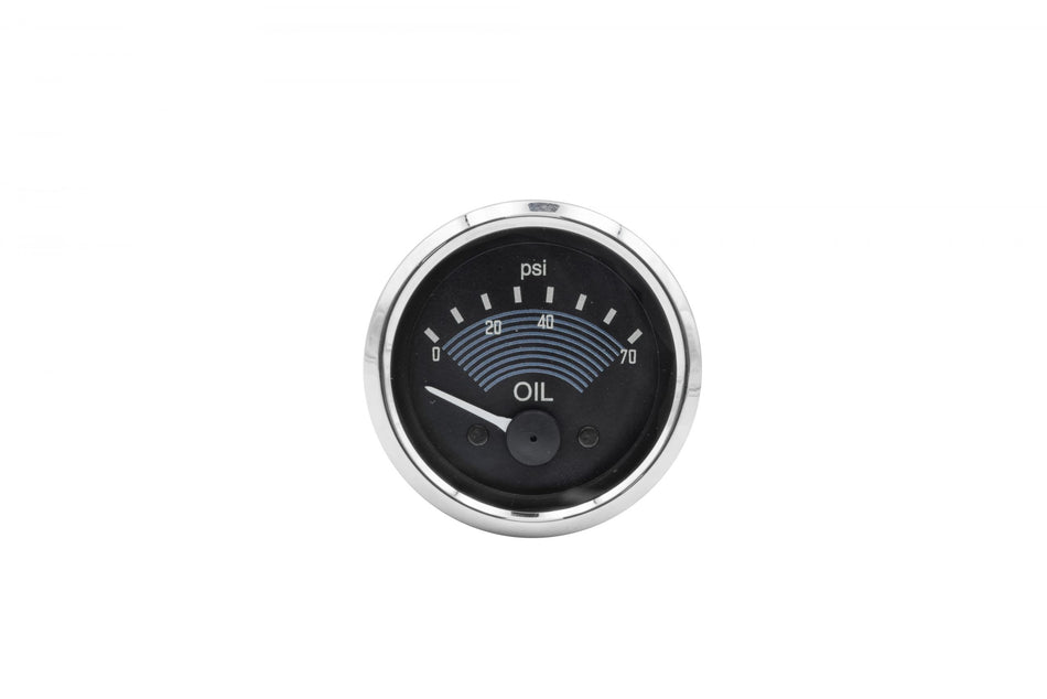 Smiths 52mm Oil Pressure Gauge 14-1116-0 0-70 psi Chrome bezel VW Type 1