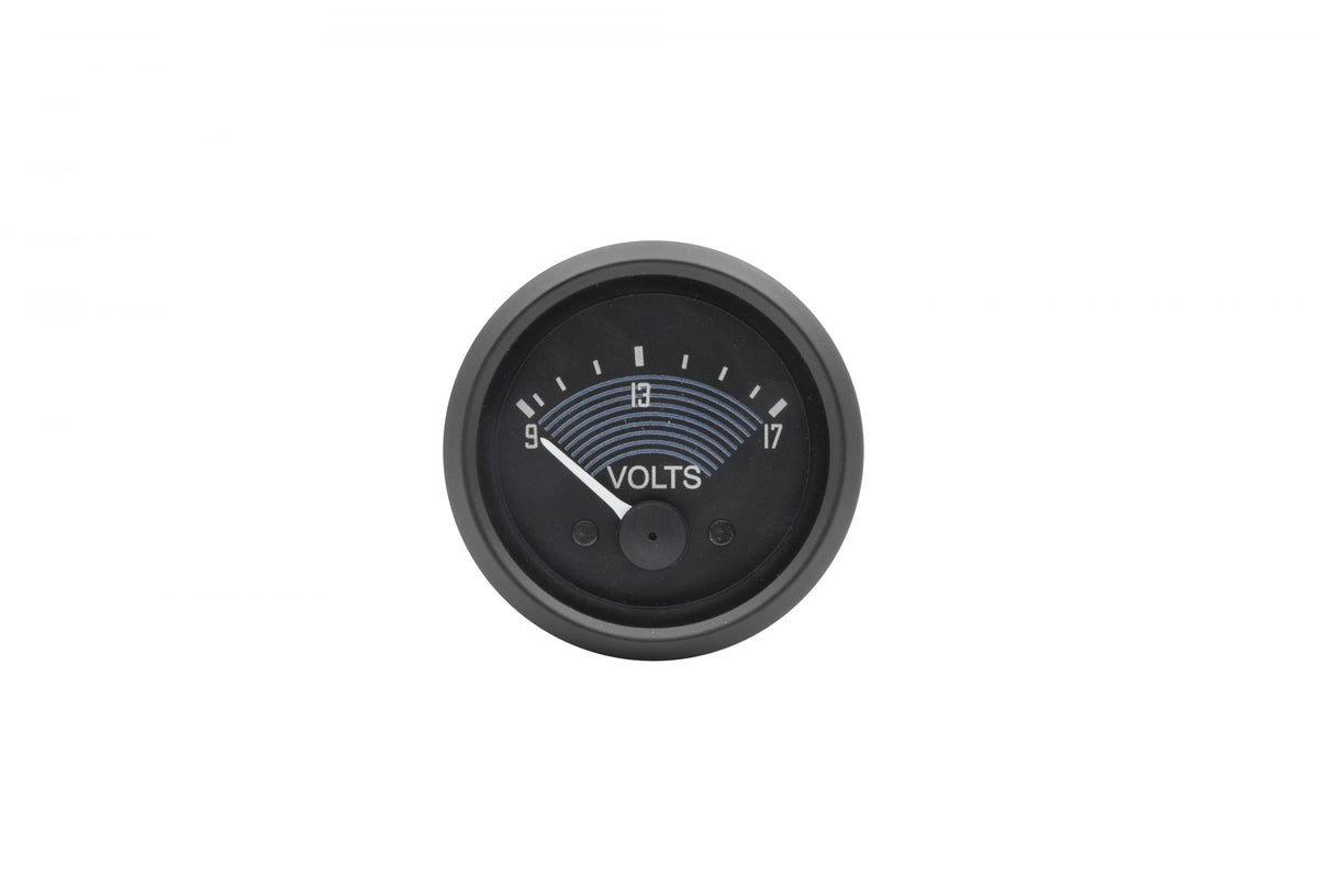 Smiths 52mm Voltmeter 14-1119-0 9-17V Black bezel VW Type 1
