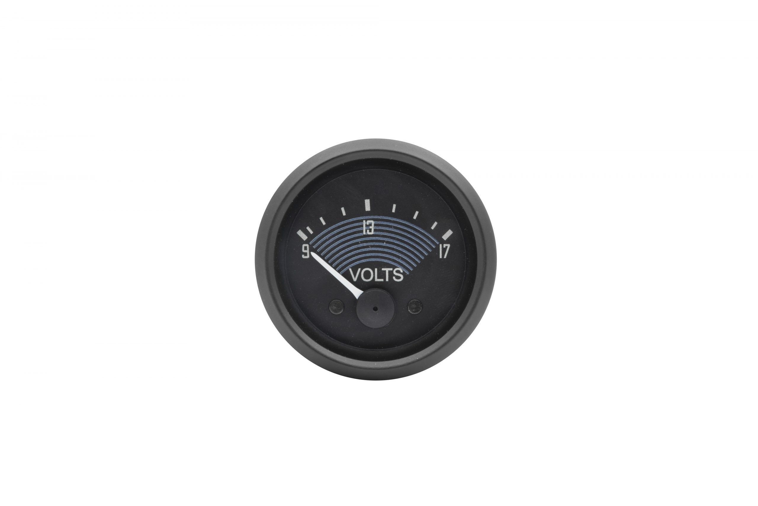Smiths 52mm Voltmeter 14-1119-0 9-17V Black bezel VW Type 1