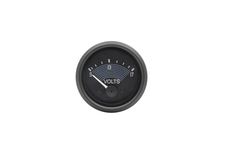 Smiths 52mm Voltmeter 14-1119-0 9-17V Black bezel VW Type 1
