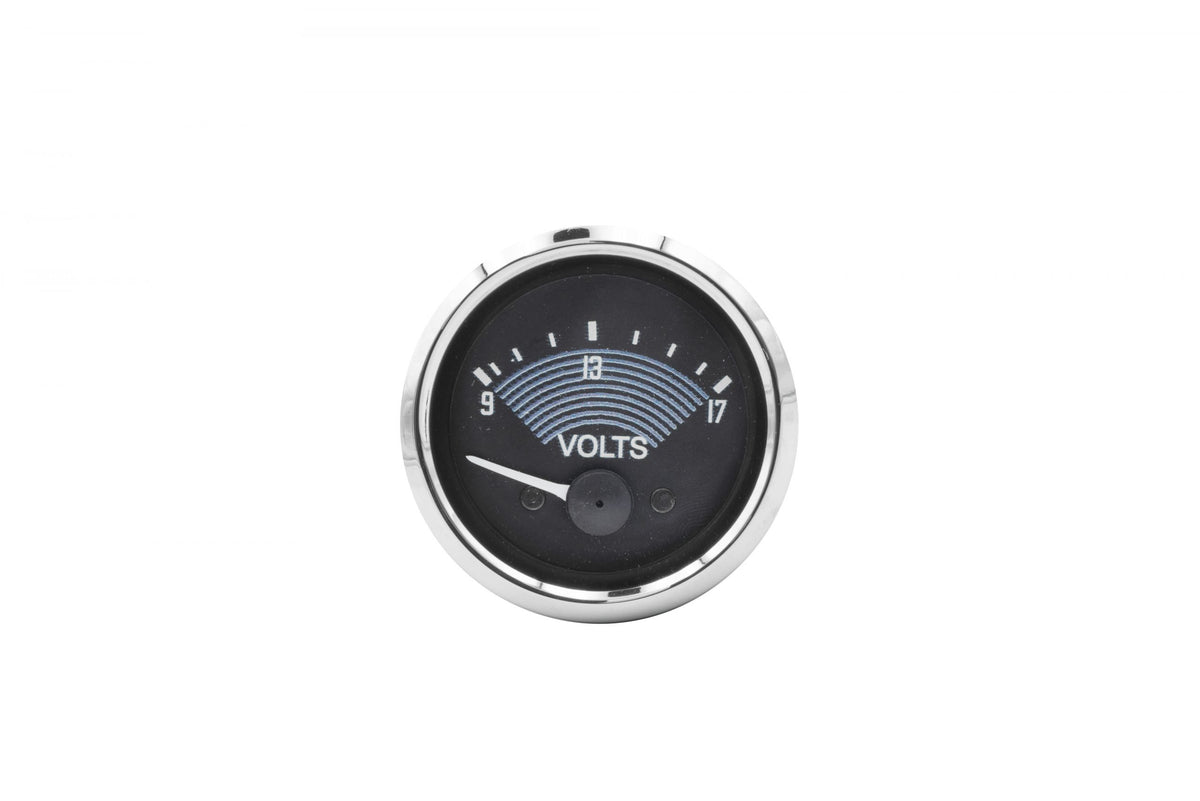 Smiths 52mm Voltmeter 14-1120-0 9-17V Chrome bezel VW Type 1