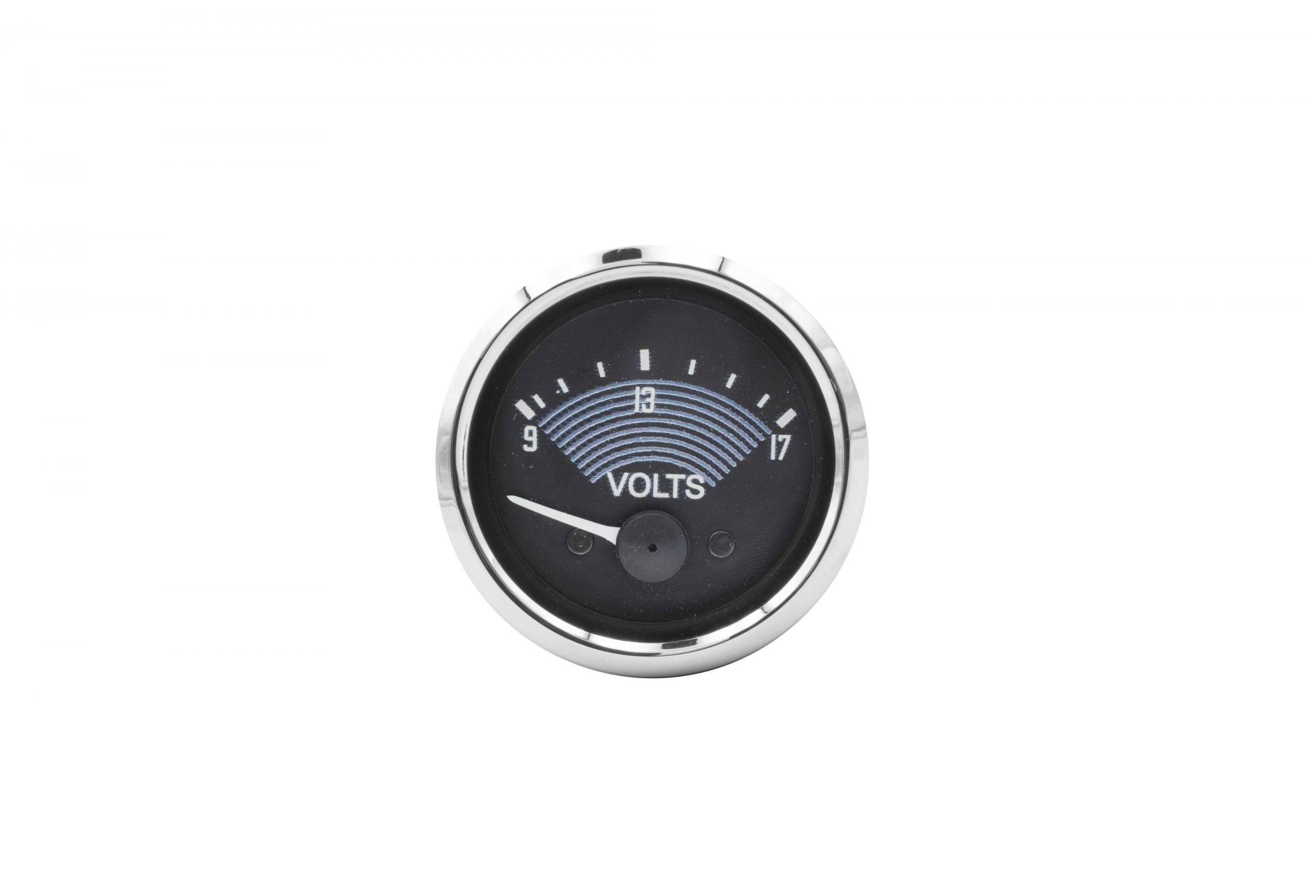 Smiths 52mm Voltmeter 14-1120-0 9-17V Chrome bezel VW Type 1