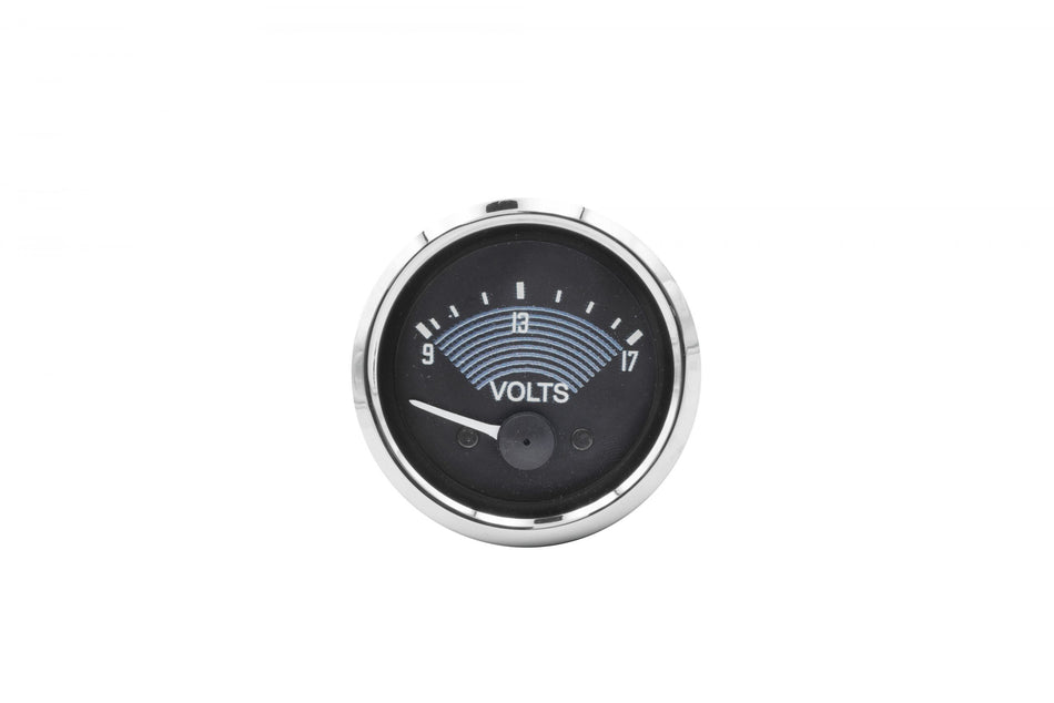 Smiths 52mm Voltmeter 14-1120-0 9-17V Chrome bezel VW Type 1